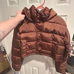 PacSun Copper Brown Puffer Jacket